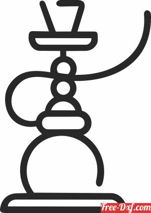 download Shisha Hookah free ready for cut