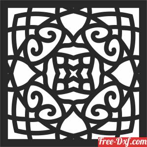download WALL PATTERN   Decorative Screen pattern free ready for cut