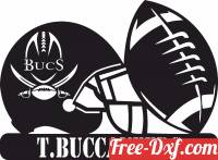 download Tampa Bay Buccaneers NFL helmet LOGO free ready for cut