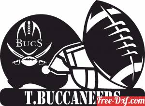 download Tampa Bay Buccaneers NFL helmet LOGO free ready for cut