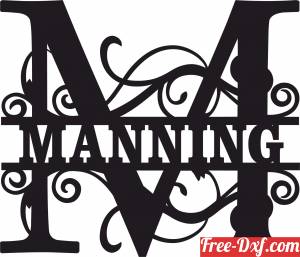 download Personalized Monogram Initial Letter M Floral custom name free ready for cut