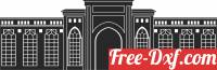 download building silhouette free ready for cut
