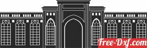 download building silhouette free ready for cut
