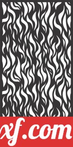 decorative panel wall separator door pattern