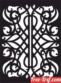 download decorative panel door wall screen free ready for cut