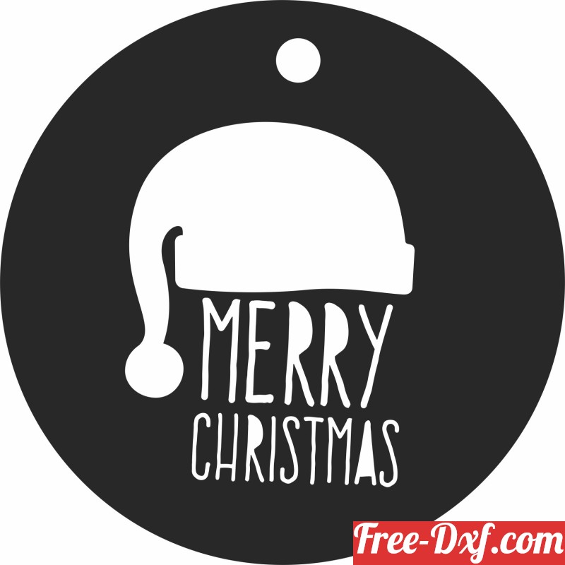 Download Merry Christmas santa ornaments dxf i3Jga High quality f