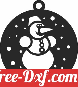 snowman christmas ornament