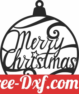 merry christmas ornament clipart