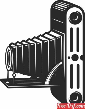 download Old retro photocamera free ready for cut