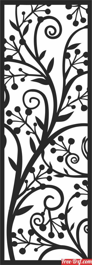 download Wall   door  PATTERN free ready for cut