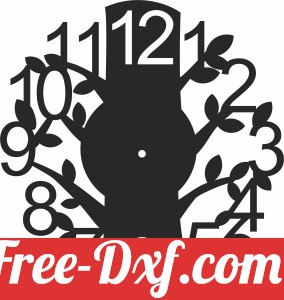 tree branche Wall Clock