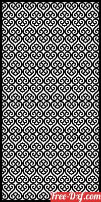download Decorative panel wall separator door pattern free ready for cut