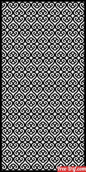 download Decorative panel wall separator door pattern free ready for cut