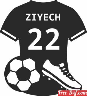 download Personalized Soccer Jersey monogram decor free ready for cut