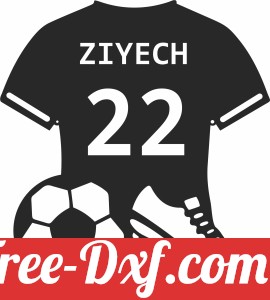 Personalized Soccer Jersey monogram decor