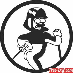 download ned flanders simpsons clipart free ready for cut