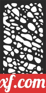 decorative panel wall separator door pattern