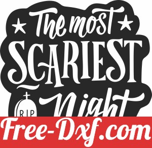 Halloween scariest night rip art