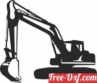 download excavator clipart free ready for cut