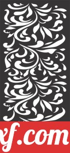 Decorative wall screen pattern door