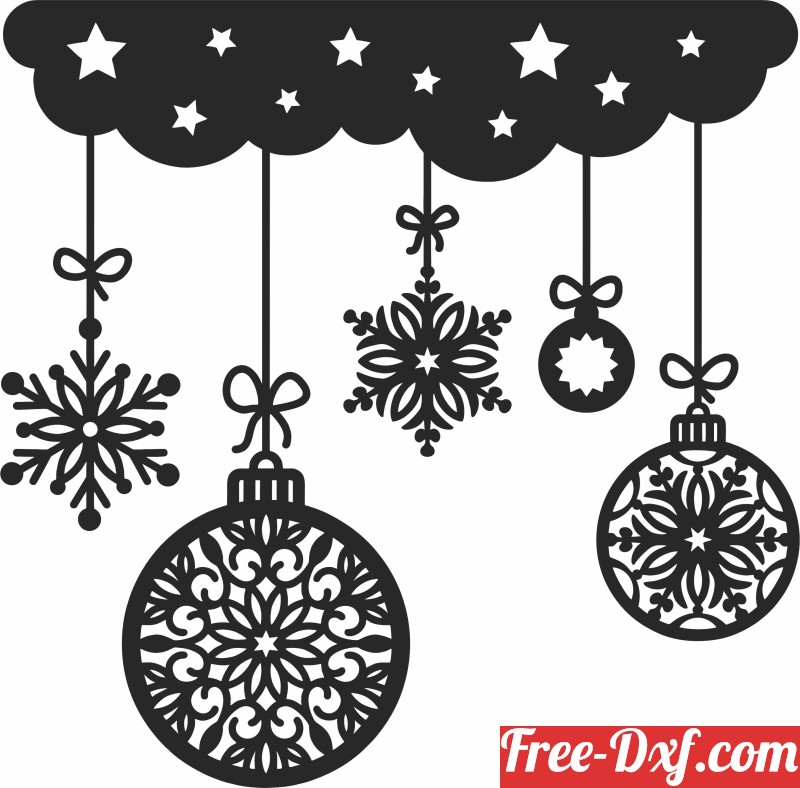 Download christmas ornaments flakes gifts clipart iiEPk High qual