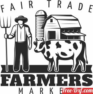 download Farmers wall logo sign free ready for cut
