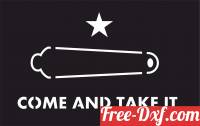 download COME AND TAKE IT GONZALES FLAG texas free ready for cut