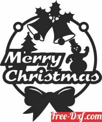 download merry christmas ornament clipart free ready for cut