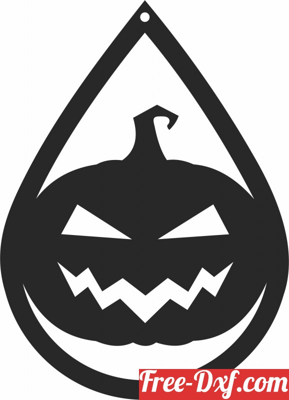 Download Halloween pampking ornament Silhouette j90AS High qualit