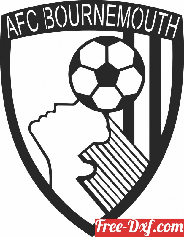 Download AFC Bournemouth Football Club logo dxf jHh83 High qualit