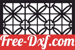 decorative panel floral screen pattern partition