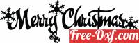 download Merry christmas wall sign free ready for cut