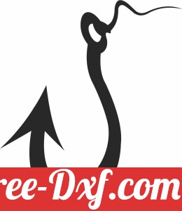 fishing hook Fish clipart wall decor