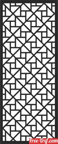 download pattern SCREEN   WALL   Door   Decorative free ready for cut