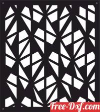 download decorative panel screen pattern free ready for cut