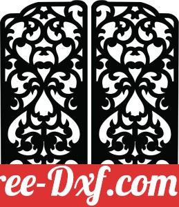 Decorative pattern wall Screens Panel for gate