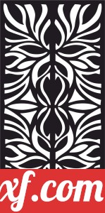 decorative hanging screen partition door panel pattern