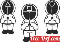 download Squid Game clipart free ready for cut