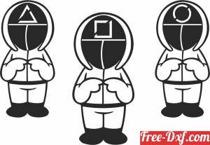download Squid Game clipart free ready for cut