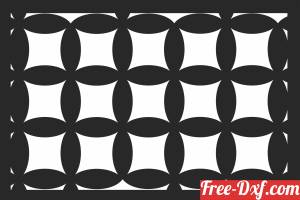download Decorative screen door WALL  PATTERN WALL free ready for cut