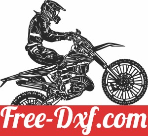 dirt bike motorcycling clipart