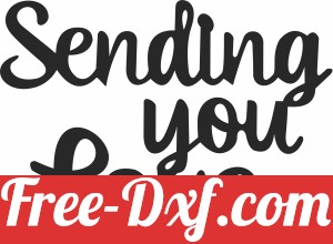 sending you love wall art