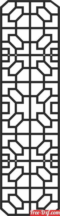 download Pattern   door  Wall screen  decorative free ready for cut