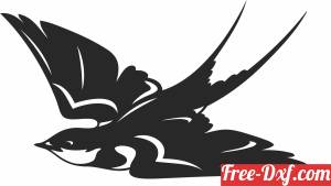 download Swallow birds free ready for cut