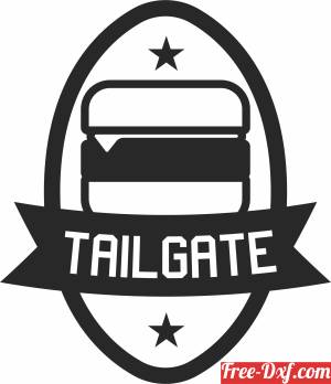 download tailgate sign free ready for cut