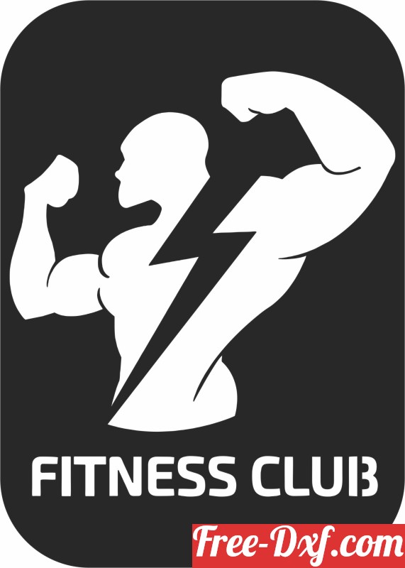 Download Bodybuilder wall fitness sign kQQwJ High quality free Dx