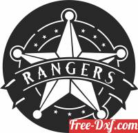 download texas rangers logo cliparts free ready for cut