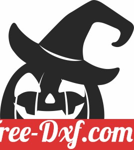 Halloween pumpkin with hat