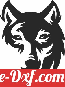 wolf face clipart