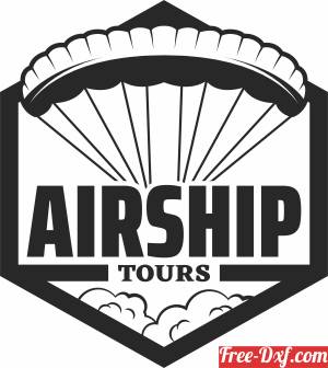 download Airship tours clipart free ready for cut